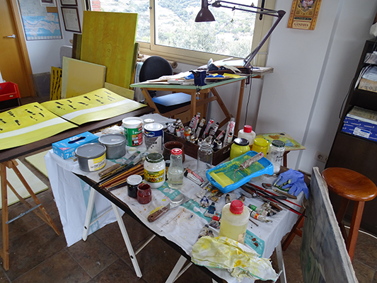 El taller de l'artista
